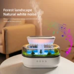 Aroma Humidifier Raindrop Air Humidifier Colorful Light White Noise Essemtial Oil Diffuser Home Ultrasonic Fragrance Diffuser - Image 4