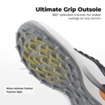 FitVille Men'S Wide Waterproof Spikeless Golf Shoes, High Traction Anti-Slip Sole, Shock Absorption - Image 3