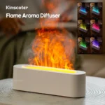 Essential Oil Aroma Diffuser, Flame Air Humidifier, Ultrasonic Fresh Mist