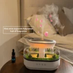 Aroma Humidifier Raindrop Air Humidifier Colorful Light White Noise Essemtial Oil Diffuser Home Ultrasonic Fragrance Diffuser - Image 5