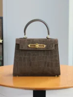 Fall/winter 2025 retro frosted crocodile pattern high-end fashion ladies bag temperament - Image 6