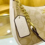 Women's Chain Bags Pvc Geometric Print Handbag Shoulder Crossbody Bag - Image 4