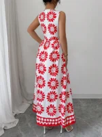 Women's Spring and Summer Beach Vacation Style Casual and Elegant Contrasting - Image 2