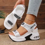 2026 Summer New Solid Color Thick Sole Anti-Slip Sports Sandals Women's - Image 5