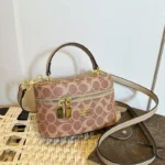 Vintage Circle Pattern Mini Box Handbag 2026 New Arrival Fashionable