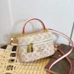 Vintage Circle Pattern Mini Box Handbag 2026 New Arrival Fashionable - Image 2