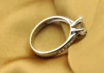 Luxury 925 Sterling Silver Classic Ring for Women Six claw jewelry simple 70ct - Image 2