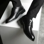 Mens Formal Business Oxford Shoes Classic Leather Dress Shoes - Image 6