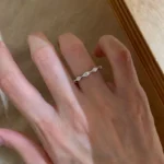 Huitan Simple Stylish Female Finger-ring with Marquise Round Cubic - Image 2