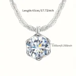 Shining Bling Bling Women Necklace 316L Stainless Steel Eternal Jewelry - Image 2