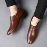 Oxfords Leather Shoes for Men Luxury Big Size 38-50 Men Dress Shoes Business Party - Image 3