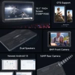 Cubot TAB KINGKONG, Rugged Tablet Android 13, IP68 Waterproof, 16GB RAM(8GB+8GB Extended) - Image 6