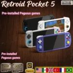 Retroid Pocket 5 Retro Handheld Gaming Console: 5.5"1080P OLED Touch Screen