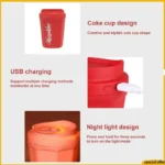 Coke Cup Car Humidifier Mini Humidifier Bedroom Home USB Desktop Heavy - Image 5