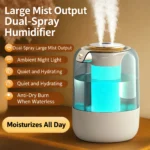 Double Spray Humidifier, Ambient Light, Silent Fog, Intelligent Sensor - Image 2