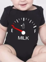 High Quality Minimalist Print Baby Onesie Creativity Milk Printed Newborn