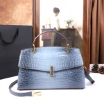 2025 New Crocodile Pattern Large Capacity Handbag Vintage Ladies Single Shoulder