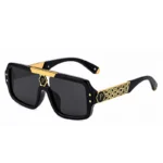 New Fashion Brand Luxury Designer 2026 Sunglasses Men Women Vintage Oversized