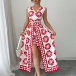 Women's Spring and Summer Beach Vacation Style Casual and Elegant Contrasting