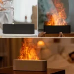 Essential Oil Aroma Diffuser, Flame Air Humidifier, Ultrasonic Fresh Mist - Image 6
