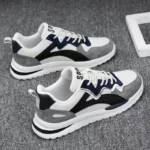 Men's Low-Top Laced Training Sneakers, Suitable for Outdoor Workouts