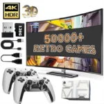 128G Game Stick M15 4K Video TV Game Console Wireless Gamepads 20000+ Classic Arcade