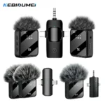 KEBIDUMEI 3 In 1/2 In 1 Wireless Lavalier Microphone For IPhone/Android
