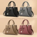 New Korean version trendy autumn and winter bow women's bag portable shoulder - Image 2