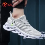 YRZL Men Sports Running Black Jogging Shoes Casual Sneakers Outdoor - Image 4