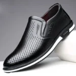 Leather Shoes for Men Designer Loafers High Quality Adult Moccasins Men Driving - Image 5