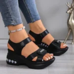 Summer New Fashion Ladies Outdoor Sports Magic Tape Sandals