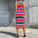 women's clothing autumn/winter new fashionable contrasting color Christmas - Image 2