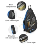 Mixi Fashion Backpack for Men One Shoulder Chest Bag Male Messenger Boys - Image 4