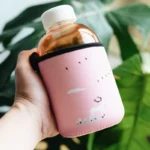 Gradient Color Glass Water Bottle with Sleeve 600ml Kawaii Cup Cute - Image 6