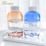 Gradient Color Glass Water Bottle with Sleeve 600ml Kawaii Cup Cute - Image 3