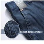 Cargo Jeans Men Big Size 29-40 42 44 Casual Multi-pocket Jeans Male Clothes - Image 3