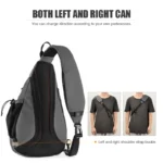 Mixi Men One Shoulder Backpack Women Sling Bag Crossbody USB Boys Cycling - Image 4