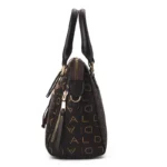 Fashion English Letter Handbag Women PU Leather Tassel Top-handle Bag Luxury - Image 4