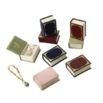 Book Jewelry Box Flip Type Retro Pendant Boxes Multifunctional Necklace - Image 6
