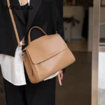 Genuine Cowhide Leather Satchels Bag for Women Fashion Luxury Designer - Image 2