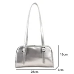 2026 Luxury Designer Handbags Pure Color Causal Bag Big Capacity Pillow Underarm - Image 6