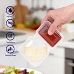 12/24pcs Snack Containers with Lids Thick 8 Oz Small Plastic Snack Boxes - Image 3