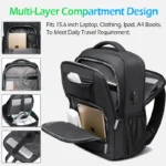 BANGE Lightweight 15.6 inch Laptop Backpack Waterproof USB Charge - Image 3