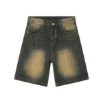 Vintage Mens Jeans High-Streets Wide-leg Pants Men Summer Baggy Jeans - Image 6