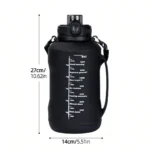 2L/64oz Silicone Water Bottles Collapsible Travel Water Bottle Roll - Image 6