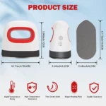 2023 New Portable Mini Iron Heat Press Machine Short Sleeve DIY Label Hot - Image 2