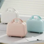 Storage Toiletry Box Solid Color Suitcase Square Box Large Capacity - Image 3