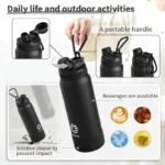 Fjbottle Thermos Cup Stainless steel Vacuum Flasks Sports Water Bottles Ice - Image 3