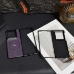 for Motorola Razr Fold Magnetic Phone Case Luxury Business Carbon Fiber Pattern - Image 5