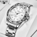 LIGE 2025 Man Wrist Watches for Men Stainless Steel Luxury Mens Watch Business - Image 2